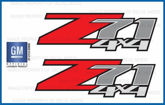 🔥 set of 2: 2011 Silverado Z71 4×4 decals – F – 1500 2500 GM stickers Chevy bed