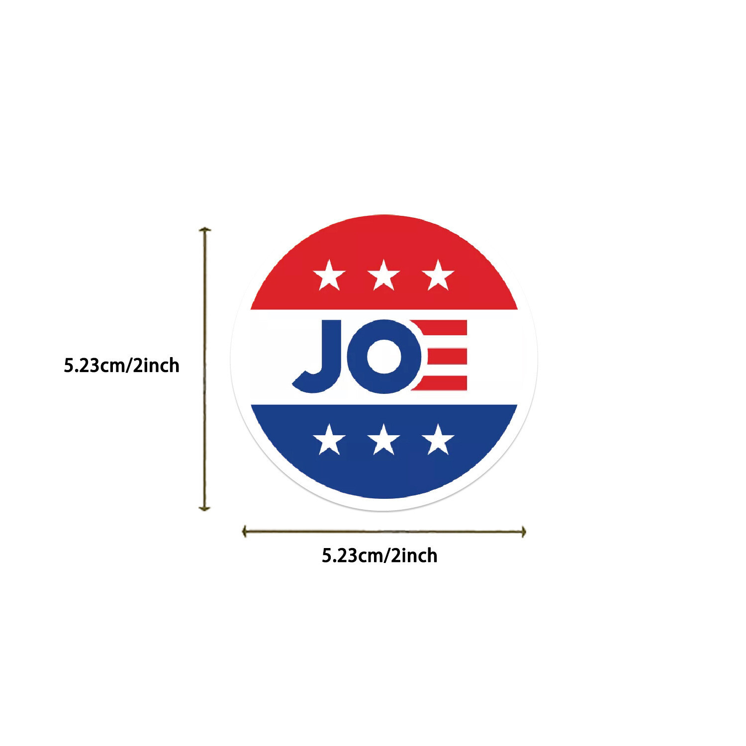 50 PCS Pack Joe Biden Stickers Decal 2024 President Election Campaign Supplies