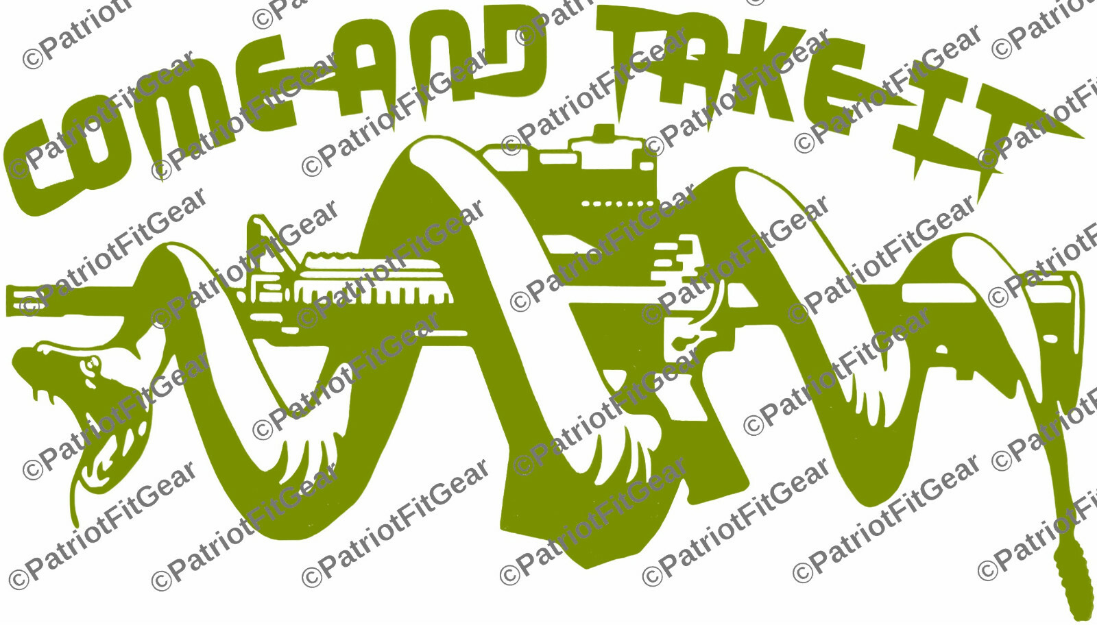 Molon Labe,Come And Take It,8″x4.5″,Second Amendment,2A,Snake Coiled,Vinyl Decal