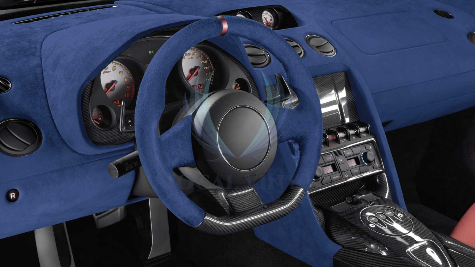 Velvet Stretchable Royal Blue Suede Textured Car Vinyl Wrap Sticker Decal Sheet