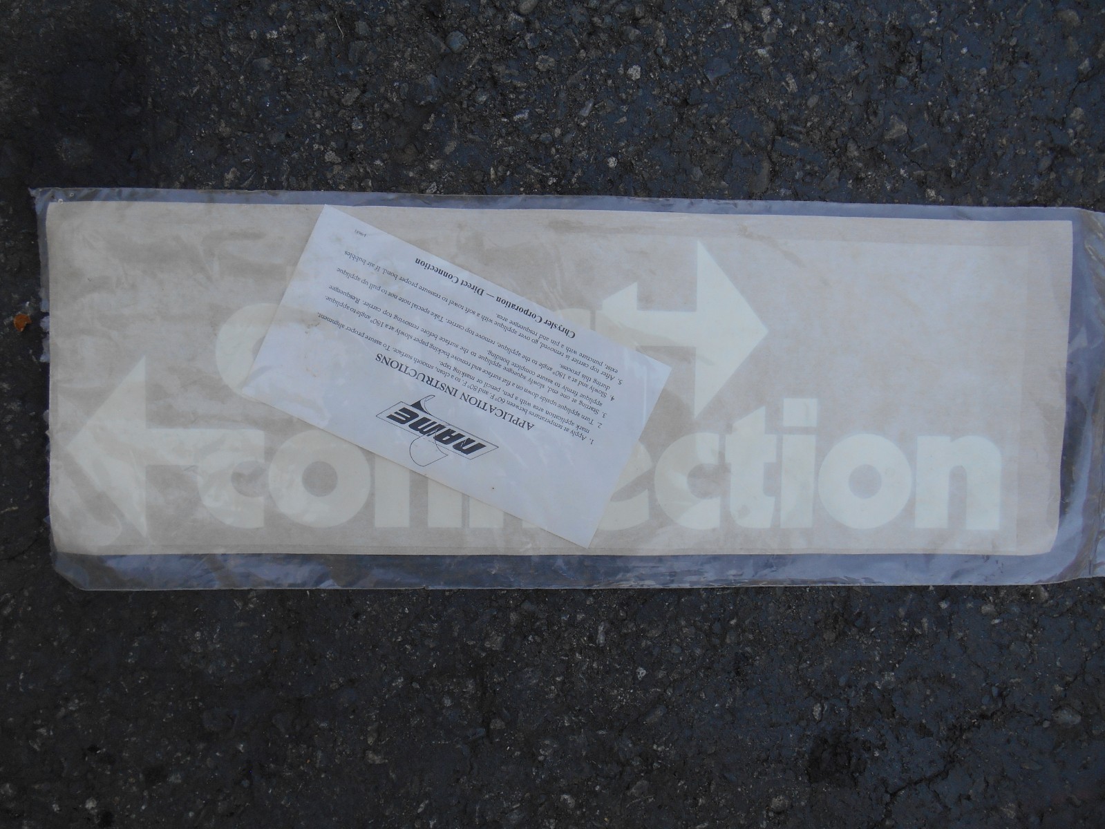 MOPAR 1970’s NOS Direct Connection factory sticker decal Cuda Challenger Charger
