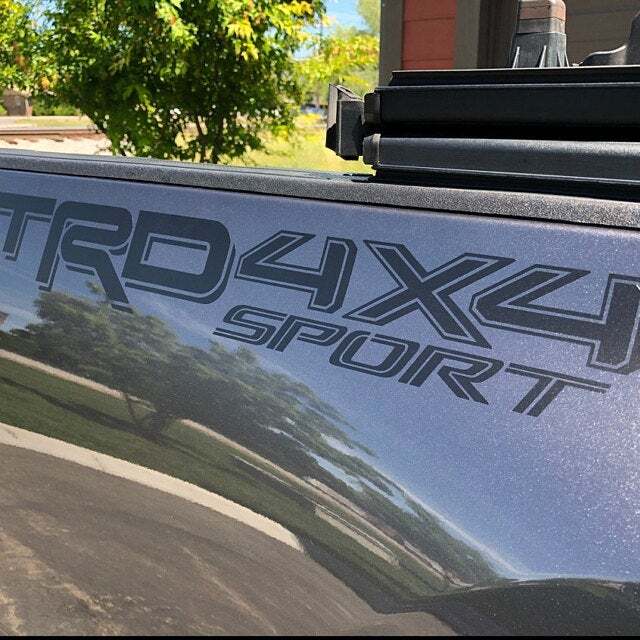 X2 TRD 4X4 Sport Decals Fits Toyota Tacoma Tundra Truck Stickers Decal Vinyl b