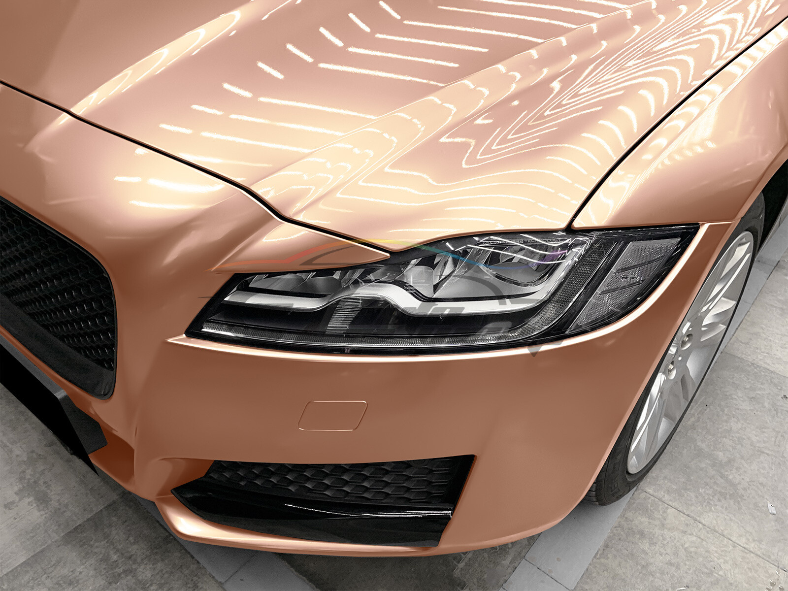 Gloss Metallic Rose Gold Candy Decal Car Vinyl Wrap Film Sticker Sheet Sparkle