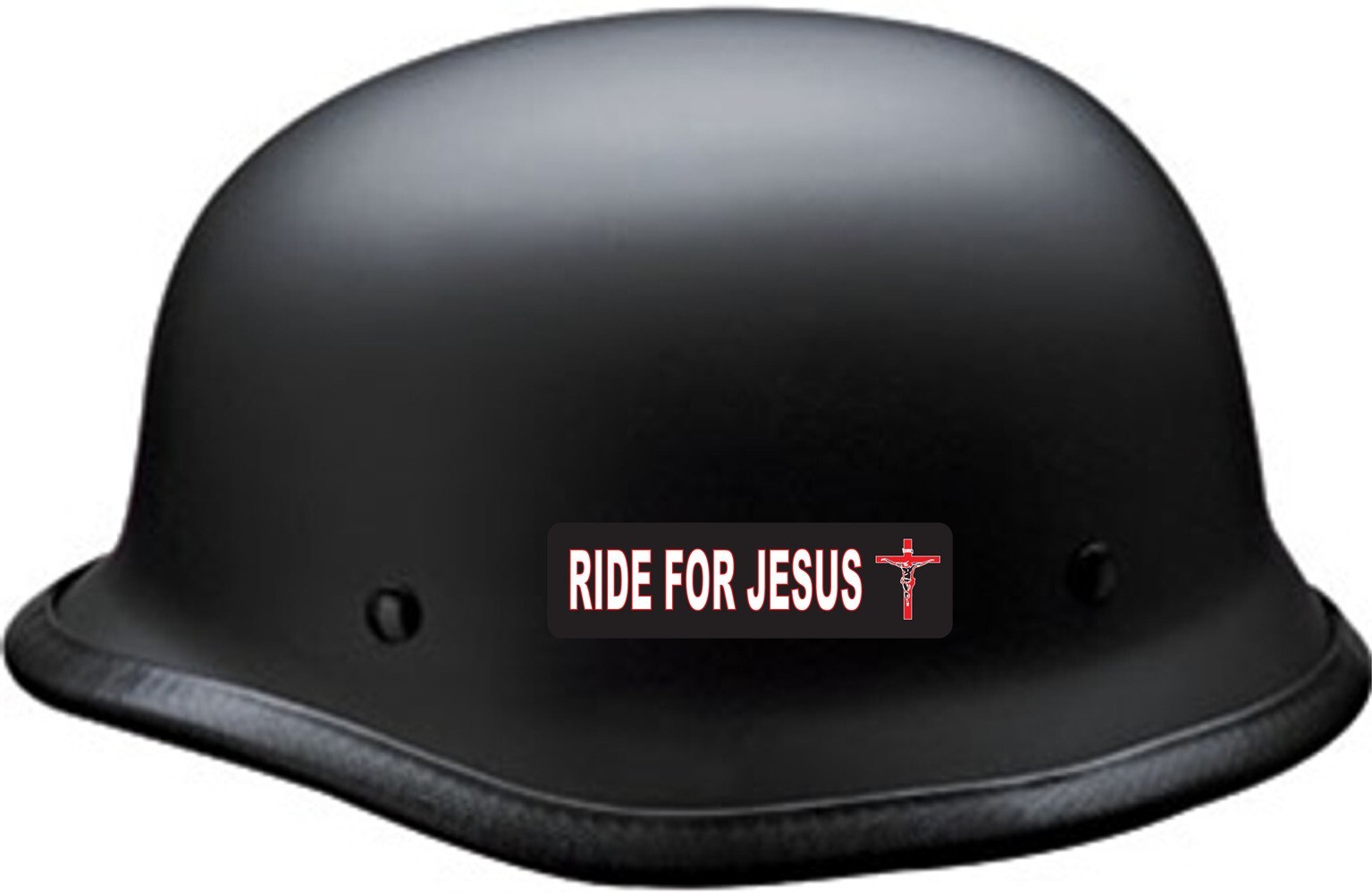 Ride For Jesus Motorcycle Helmet Sticker E