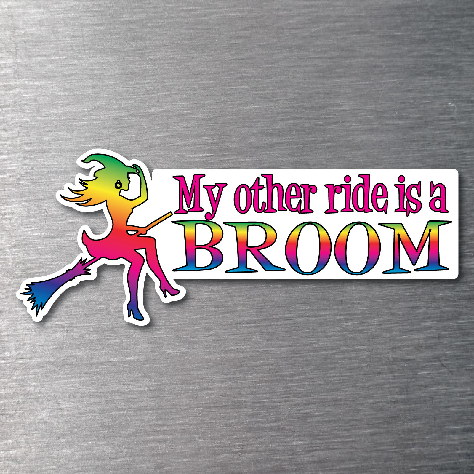 My other ride is a Broom sticker water & fade proof vinyl ipad car