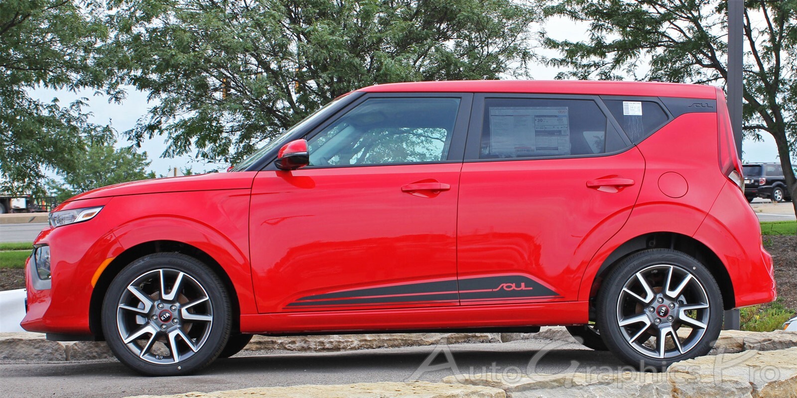 FOR 2020-2025 Kia Soul Door Stripes Body SOUL ROCKERS Decals Vinyl Graphics