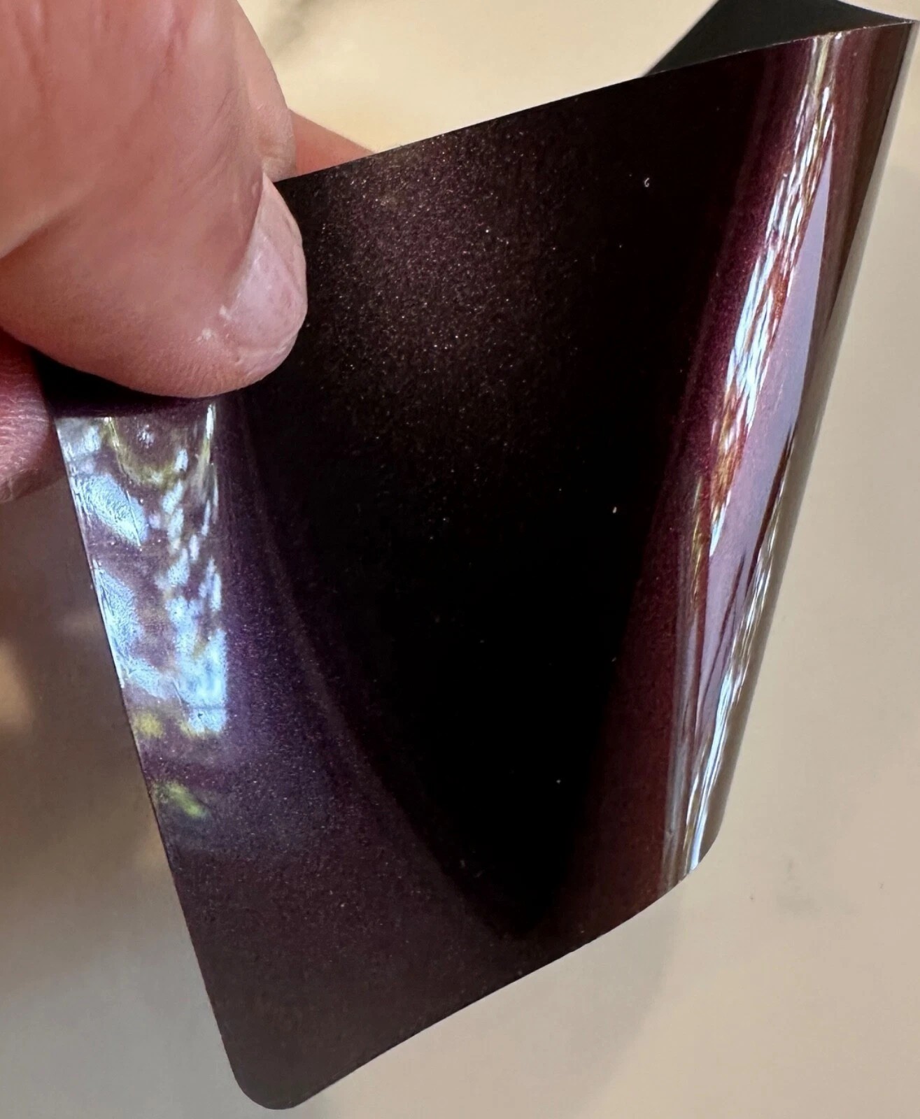 Cybertruck DIY PPF Paint Protection Film Wrap Color Change Shift Madrid Red