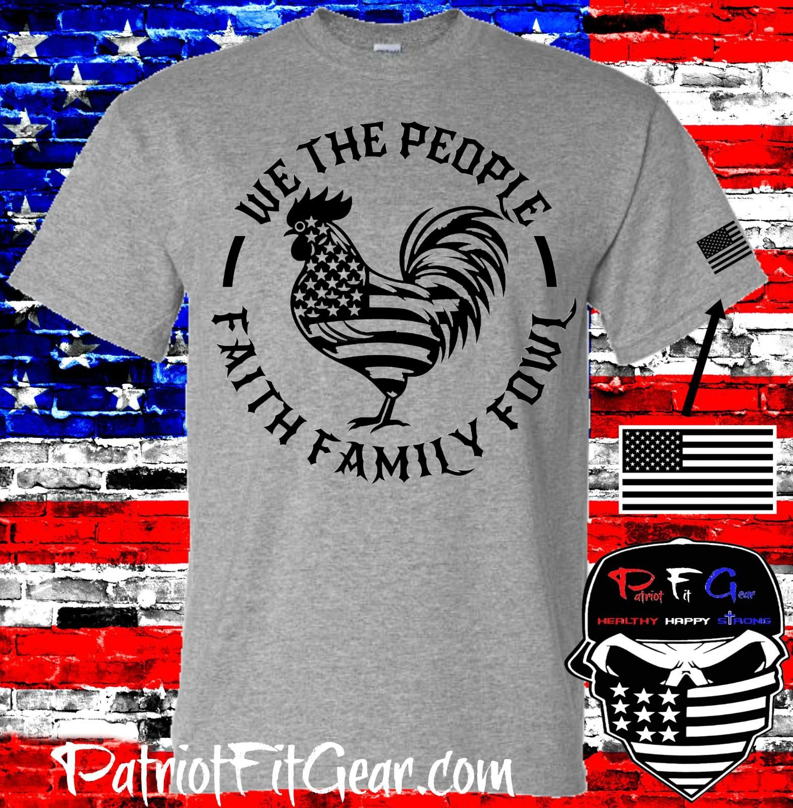 Chicken,We The People,Faith Family,Hen,Chicks, Fowl, Poultry Farm,Vinyl Decal