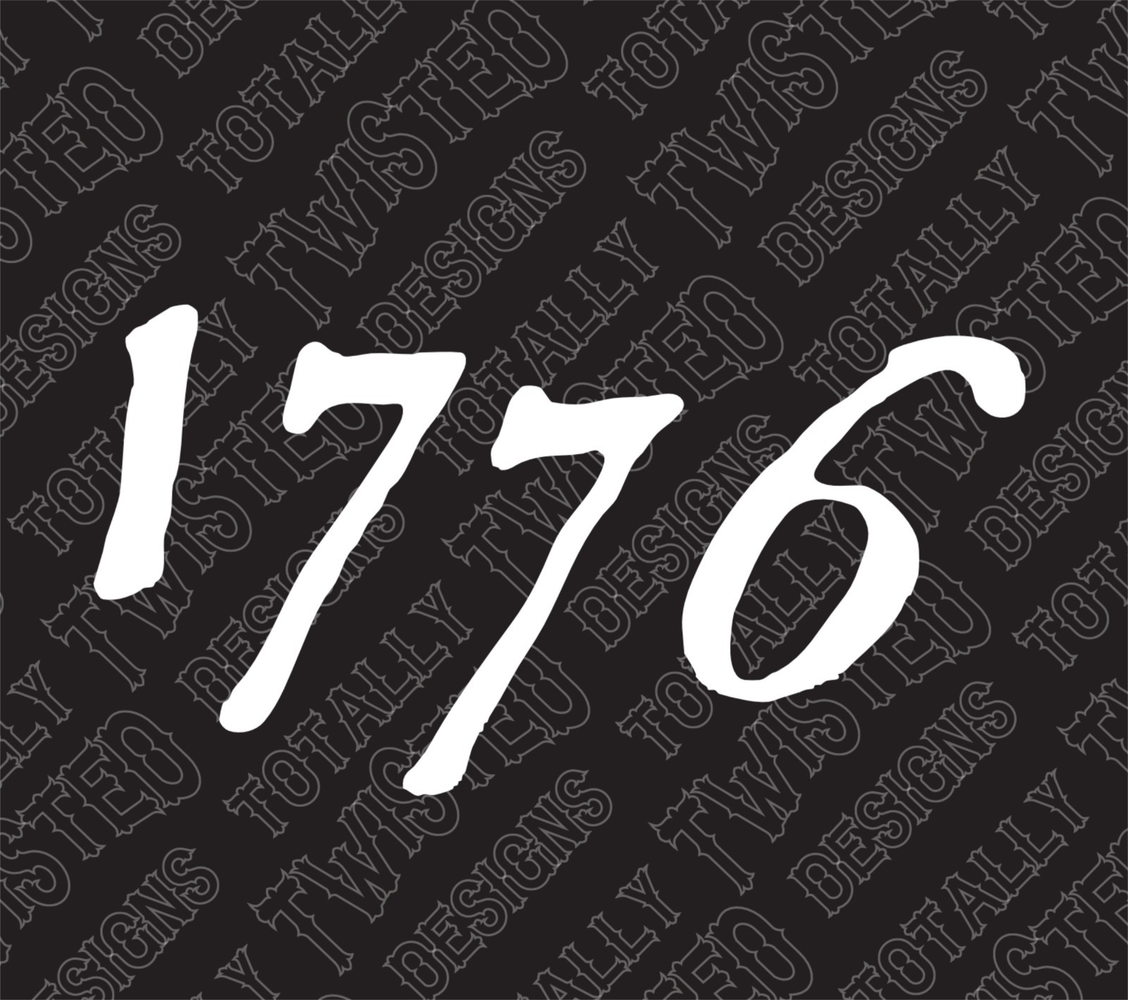 1776 vinyl decal sticker Car Truck patriotic USA American Flag 2nd Military