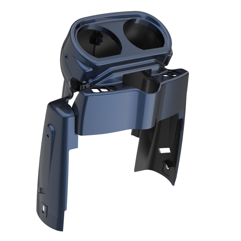Advanblack Midnight Blue Inner Fairing Fits Harley Road Glide 2015up