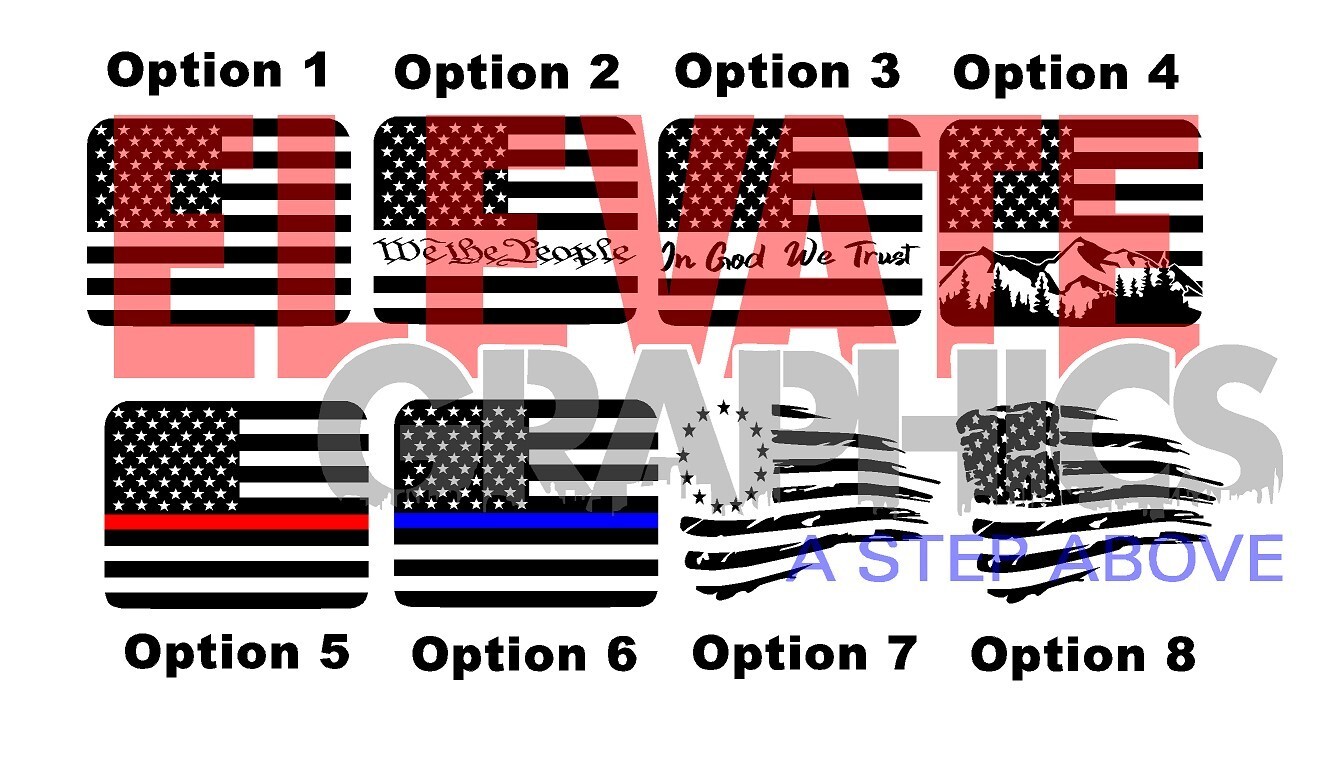For Ford F150 Graphics Rear Window Flag Stickers Stripes Vinyl Decals 2009-2026