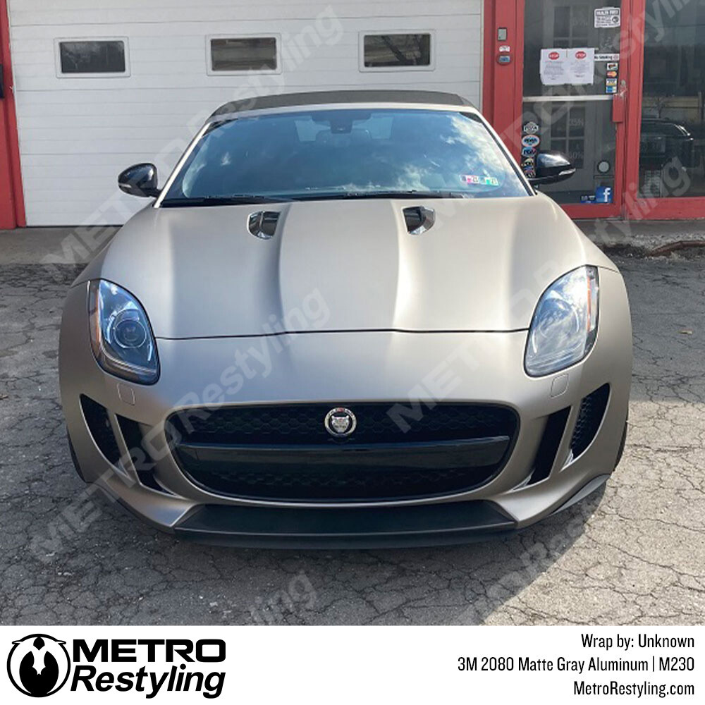 3M 2080 Matte Gray Aluminum Vinyl Vehicle Car Wrap Decal Film Sheet Roll | M230