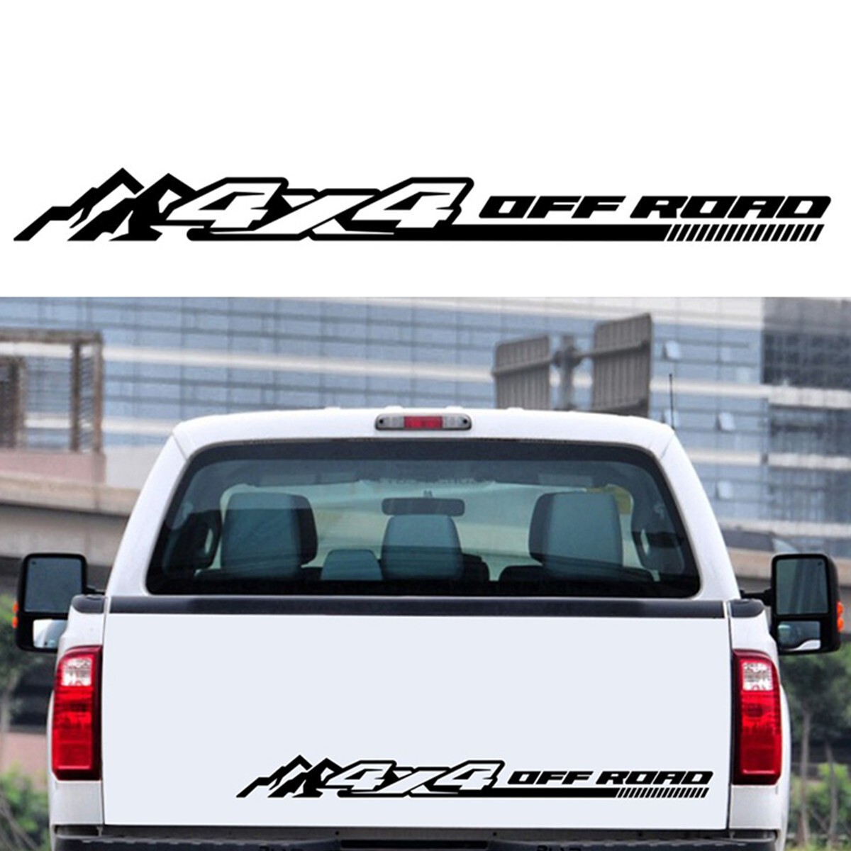 Car Sticker Decals 4×4 Offroad Mountain Graphic Decoration Black DIY Waterproof