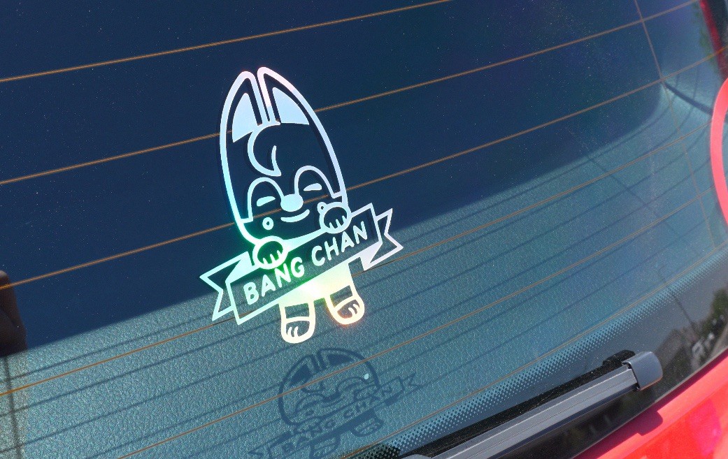 Skzoo Stray Kids Vinyl Holographic Vinyl Decal Car decal laptop decal