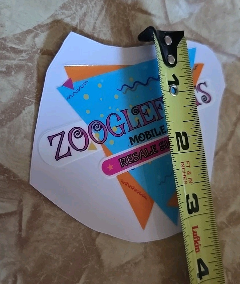 Zoogleflats Resale Decal Sticker Car Truck Van Trailer Window New Homemade 80s