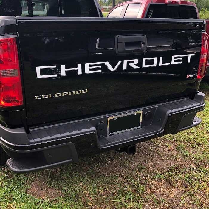 Tailgate Letter Decals For 2021-2022 Chevrolet Colorado – Many Colors