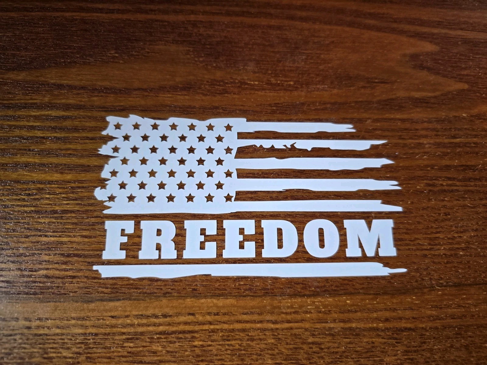 USA Freedom Flag decal sticker vinyl graphic American car truck window 2.0