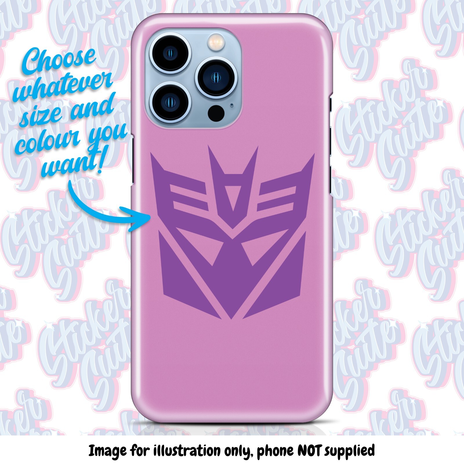 Transformers Decepticons Logo Decal – Choose Your Size and Colour!