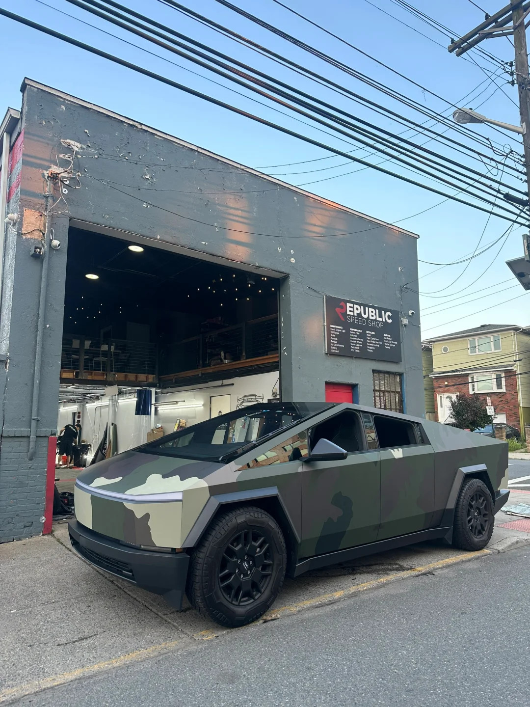 Cybertruck PreCut PPF Paint Protection Film Wrap Color Change Matte Camouflage