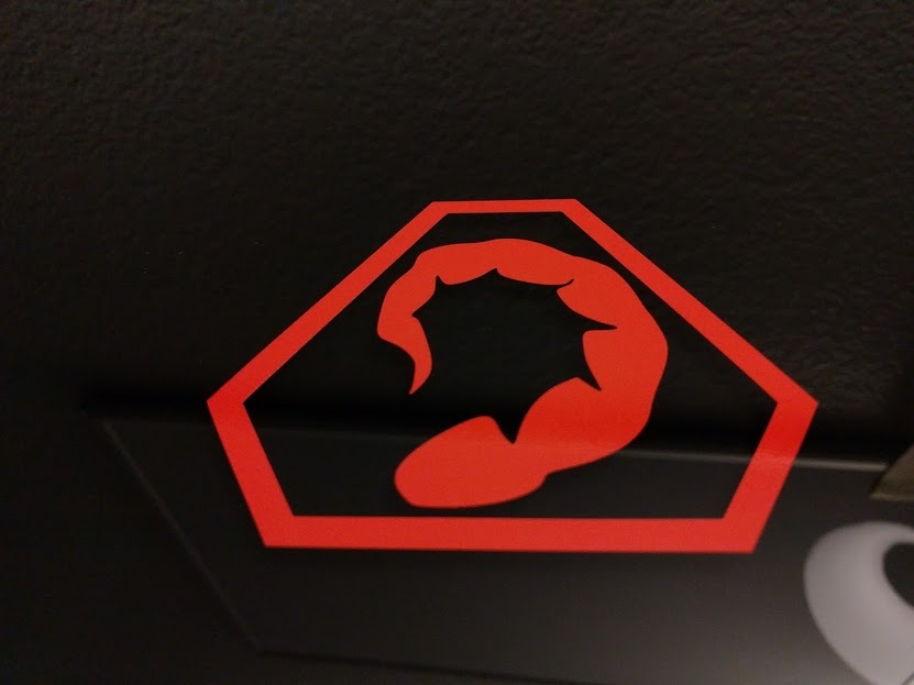 2 Pack Command & Conquer NOD Gloss Red Vinyl Decal Sticker 4″1/2 x 3″ 3/4