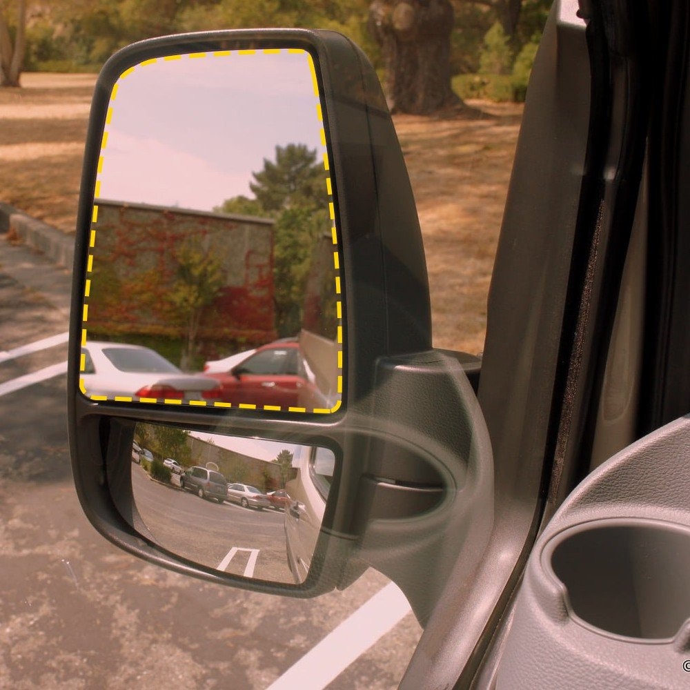 1/2Set Right Left Passenger Upper Mirror Glass for Ford 15-22 Transit T150 250 3