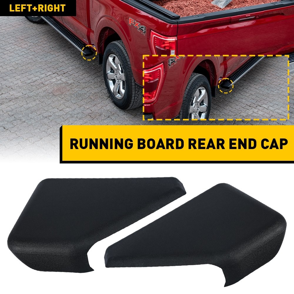 1/2set FL3Z16N455BA Left Right & Side Running Rear Board End Cap For Ford F-150