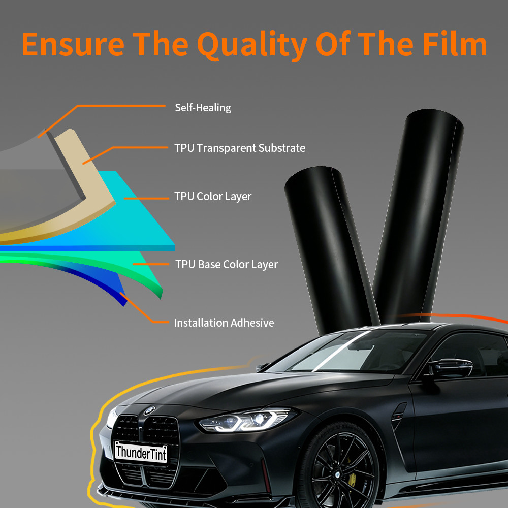 Genuine Matte Black Vinyl Wrap Car Auto Sticker Film Decal Bubble Free Sheet USA