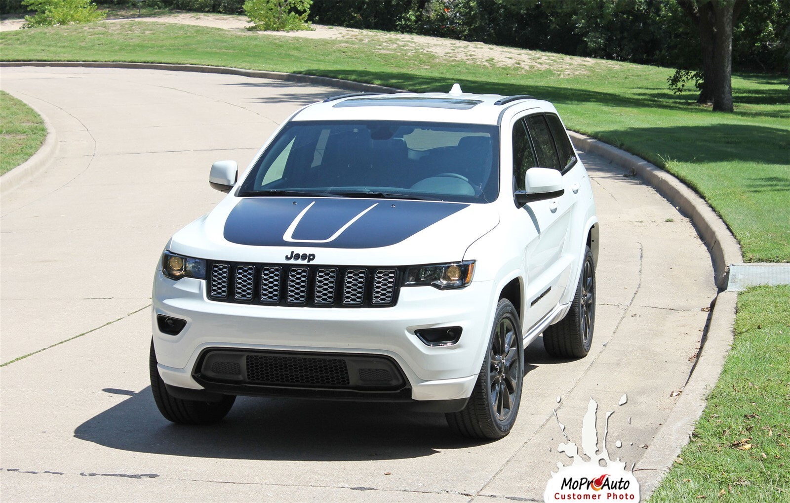 TRAIL HOOD 2011-2021 Jeep Grand Cherokee Trailhawk Hood Decal Stripe Graphic