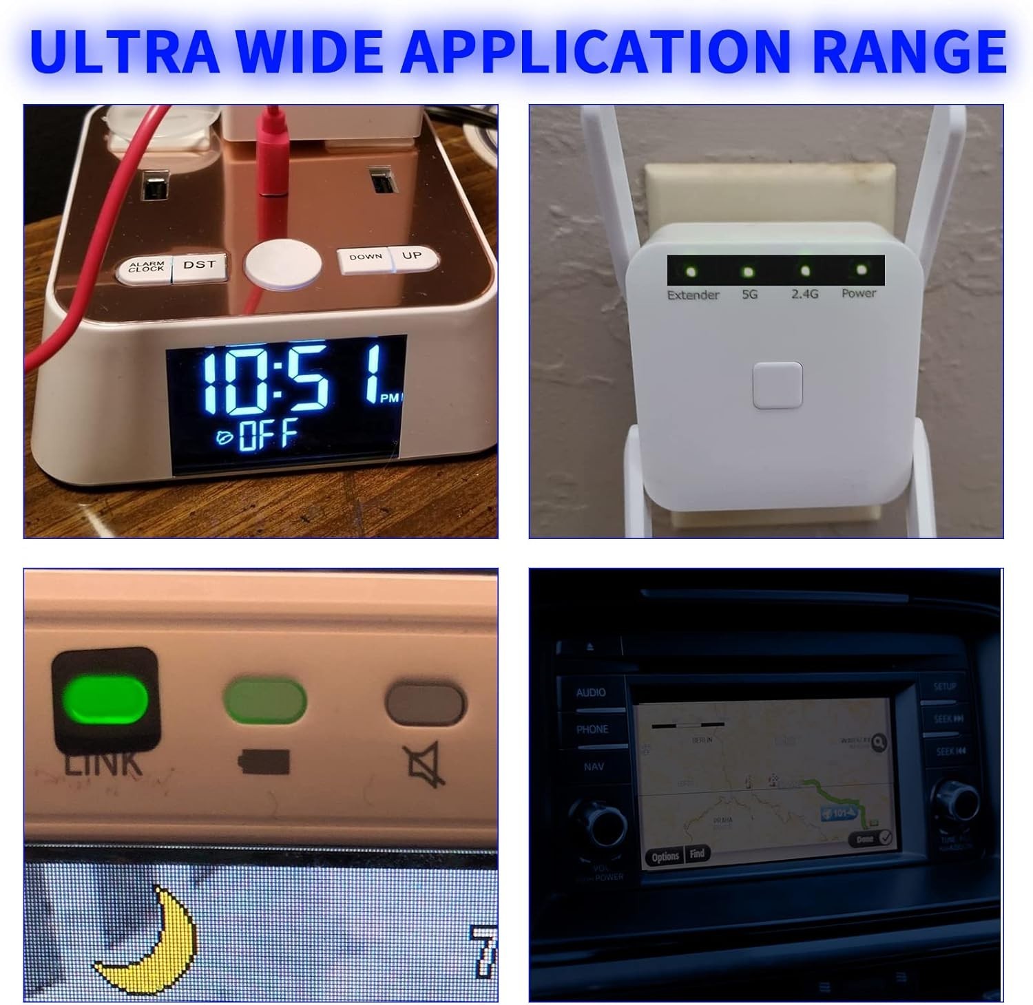 Block Annoying Lights with 4Pcs 8×4 Inch Reusable Light Blocking Stickers