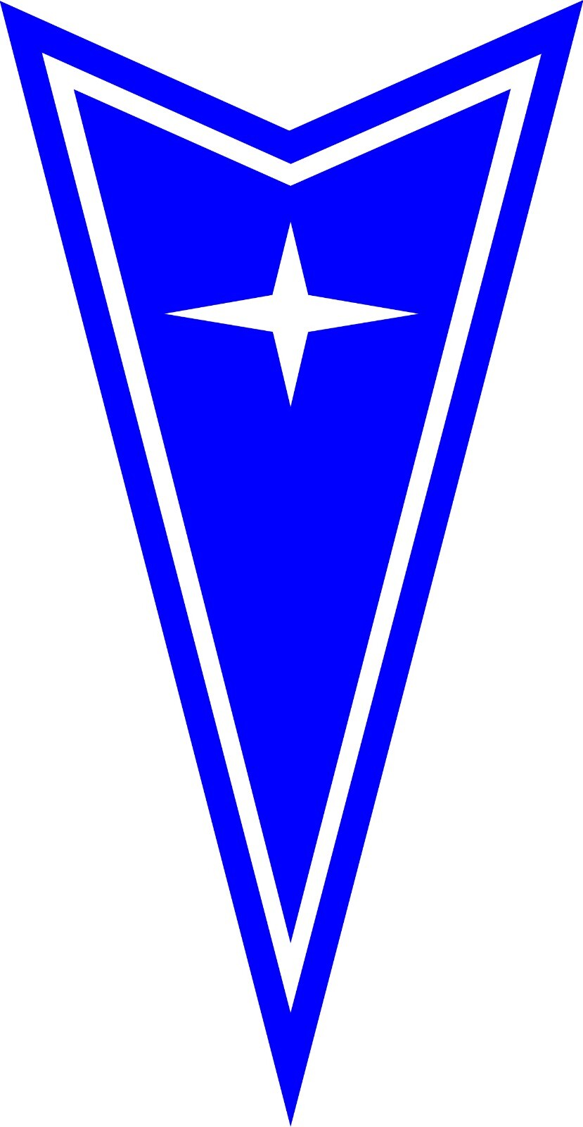 Pontiac Badge Emblem Logo Vinyl Decal Multiple Colors and Sizes