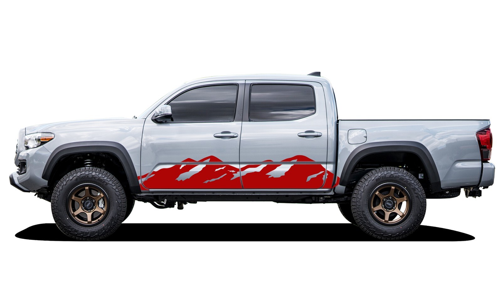 Door mountain graphics stickers decal compatible with Toyota Tacoma