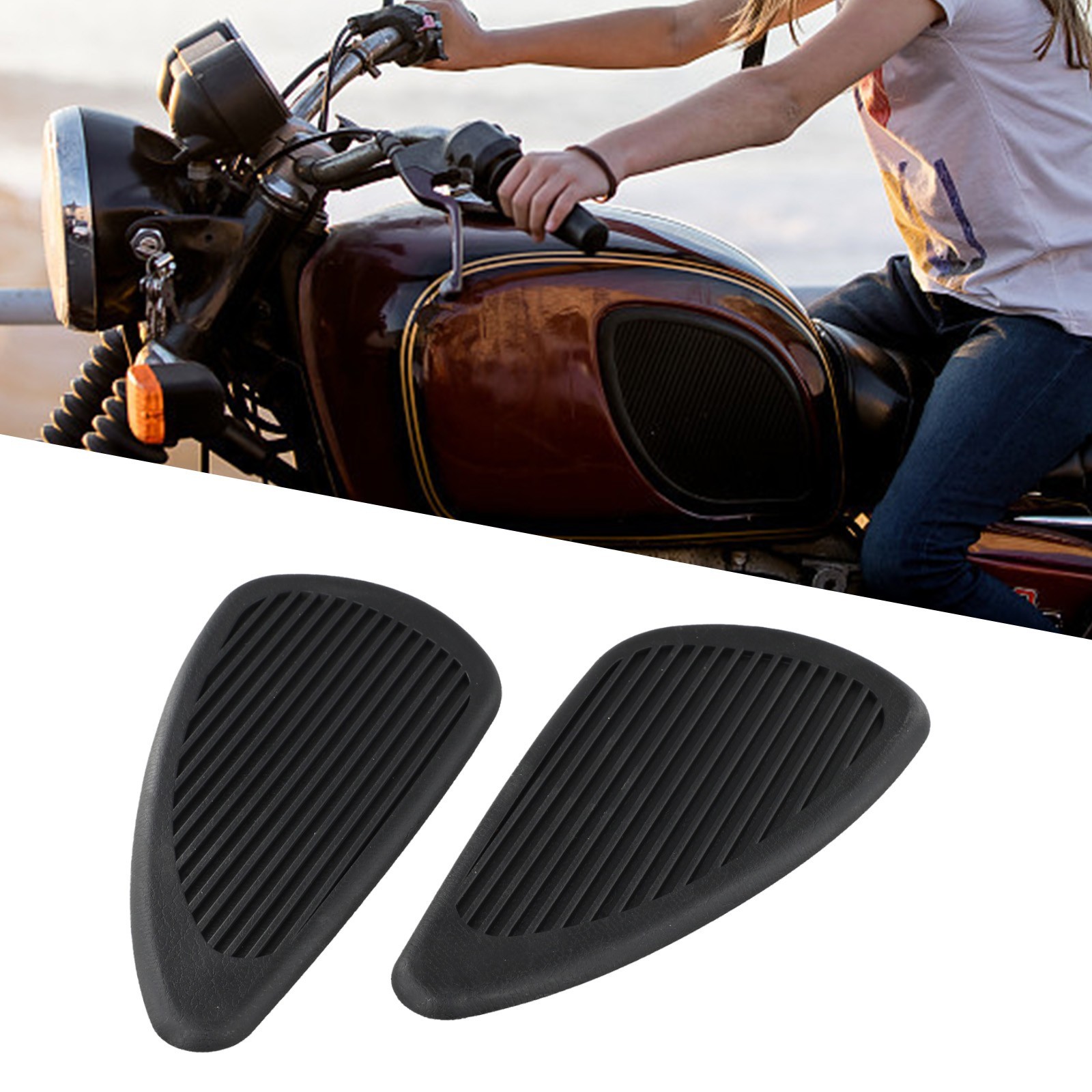 Functional Motorcycle Traction Stickers Reliable Anti Slip Pads for Your Ride
