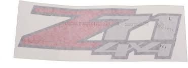 Genuine GM Pickup Box Side Rear Decal 25798300