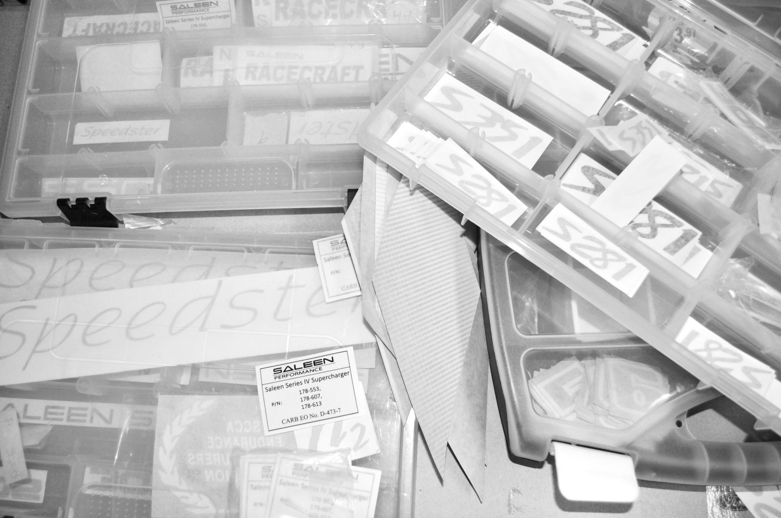 S281 silver black or gold SALEEN OEM DECALS nos