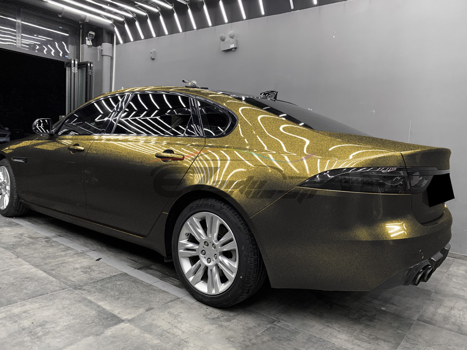 Premium Super Gloss Metallic Bond Gold Vinyl Car Wrap Sticker Sheet Film Decal