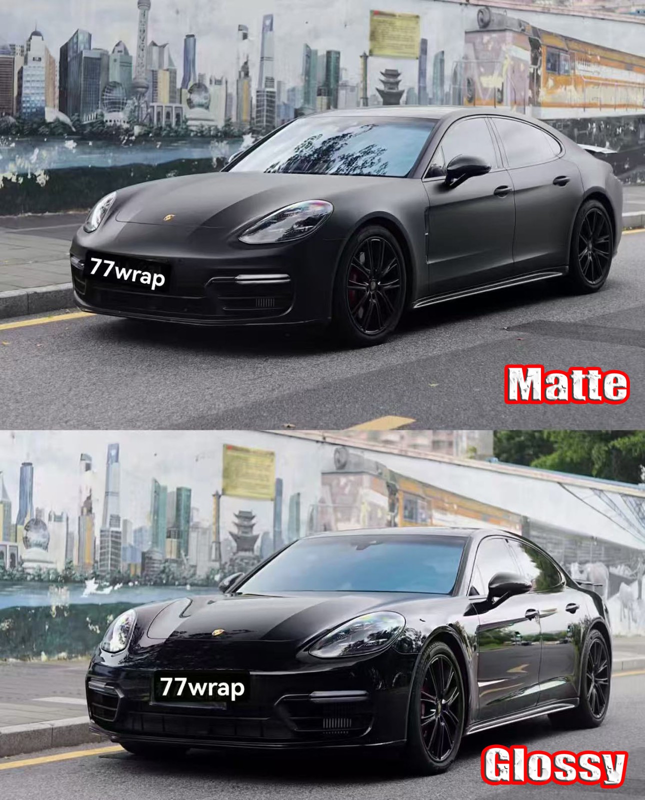 PPF / PET TPU Smooth Matte Entire Car SUV Vinyl Wrap Hood Roof Sticker Black US