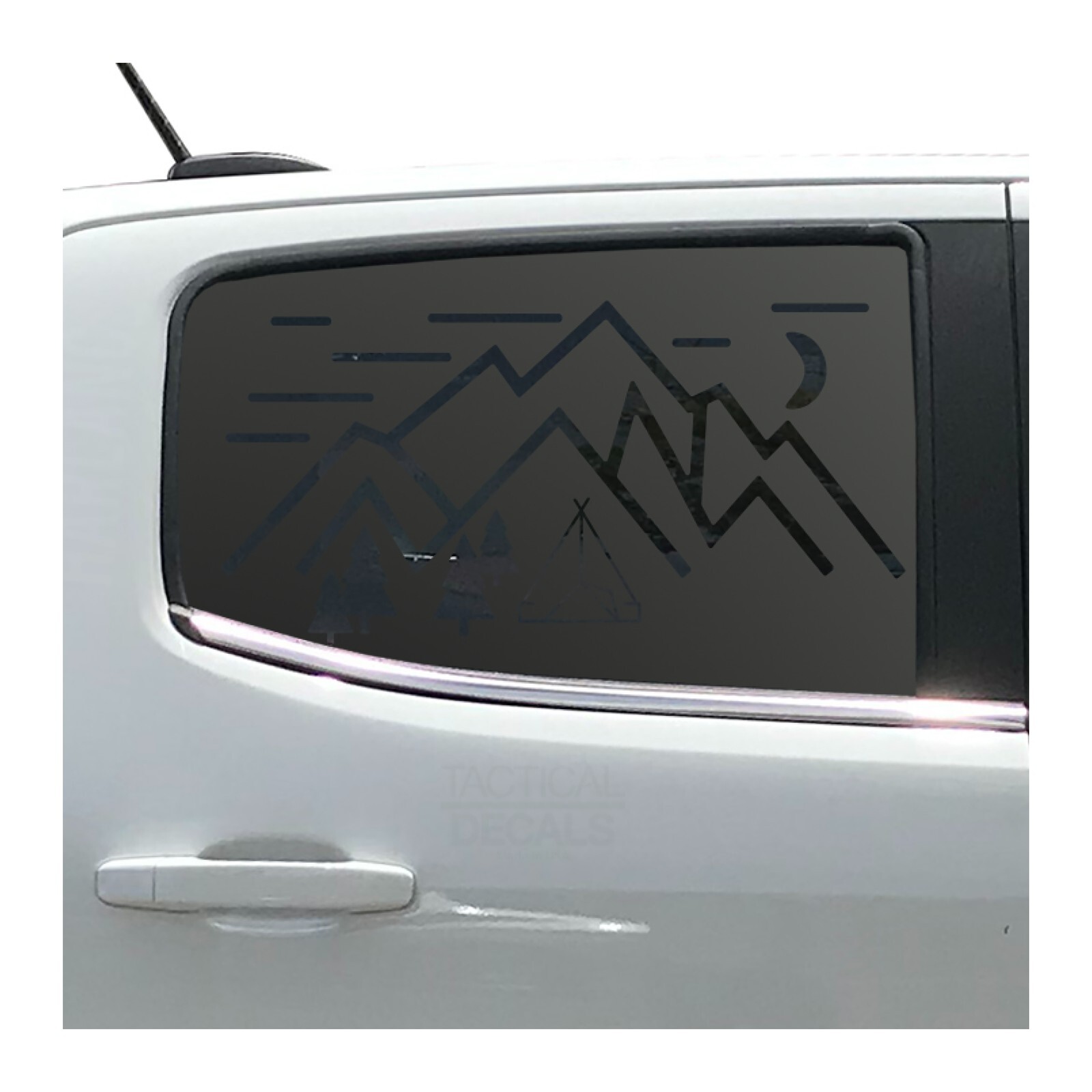 Minimalist mountain Design Decals for Crew Cab 2015-2022 Chevy Colorado CC1-CX1