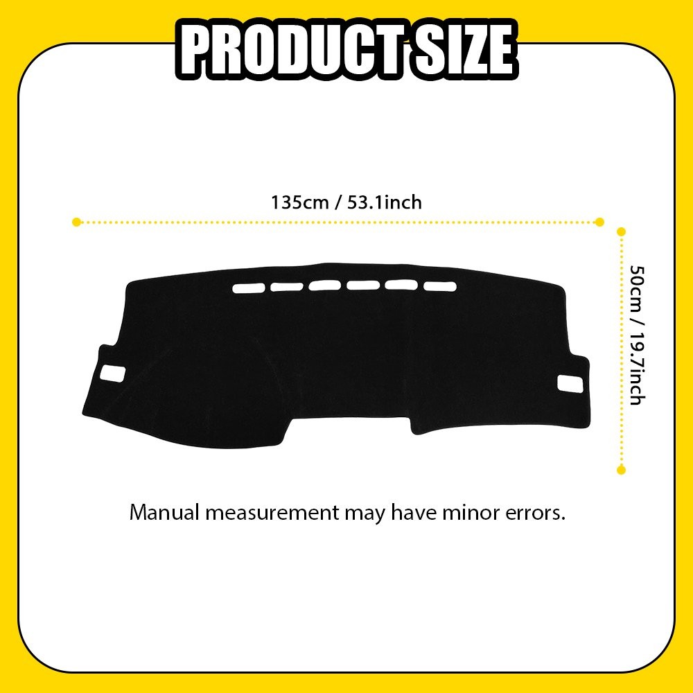 For Toyota Corolla 2009-13 Dash Board Cover Pad Mat Sun Anti-Glare Interior 1-5X