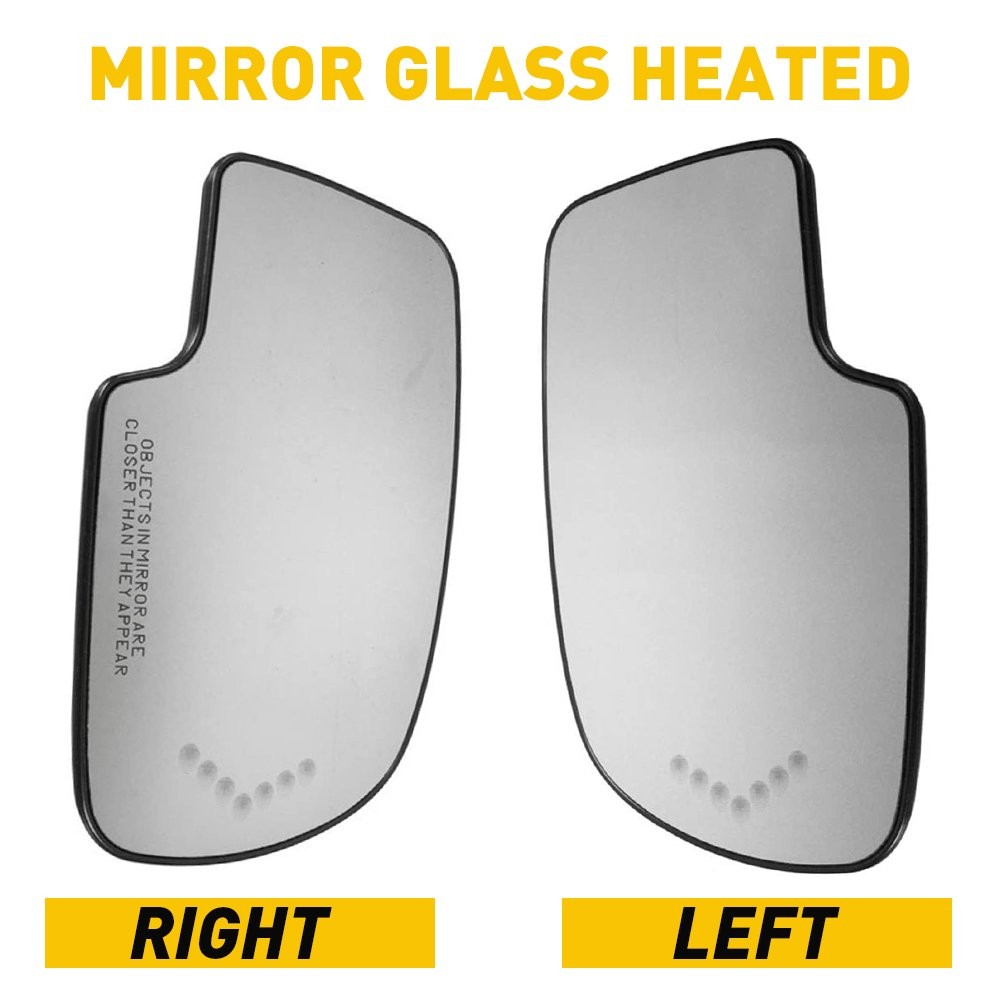 1/2Pair Left & Right Heated Glass Mirrors w/ Turn Signal for Chevy GMC Cadillac