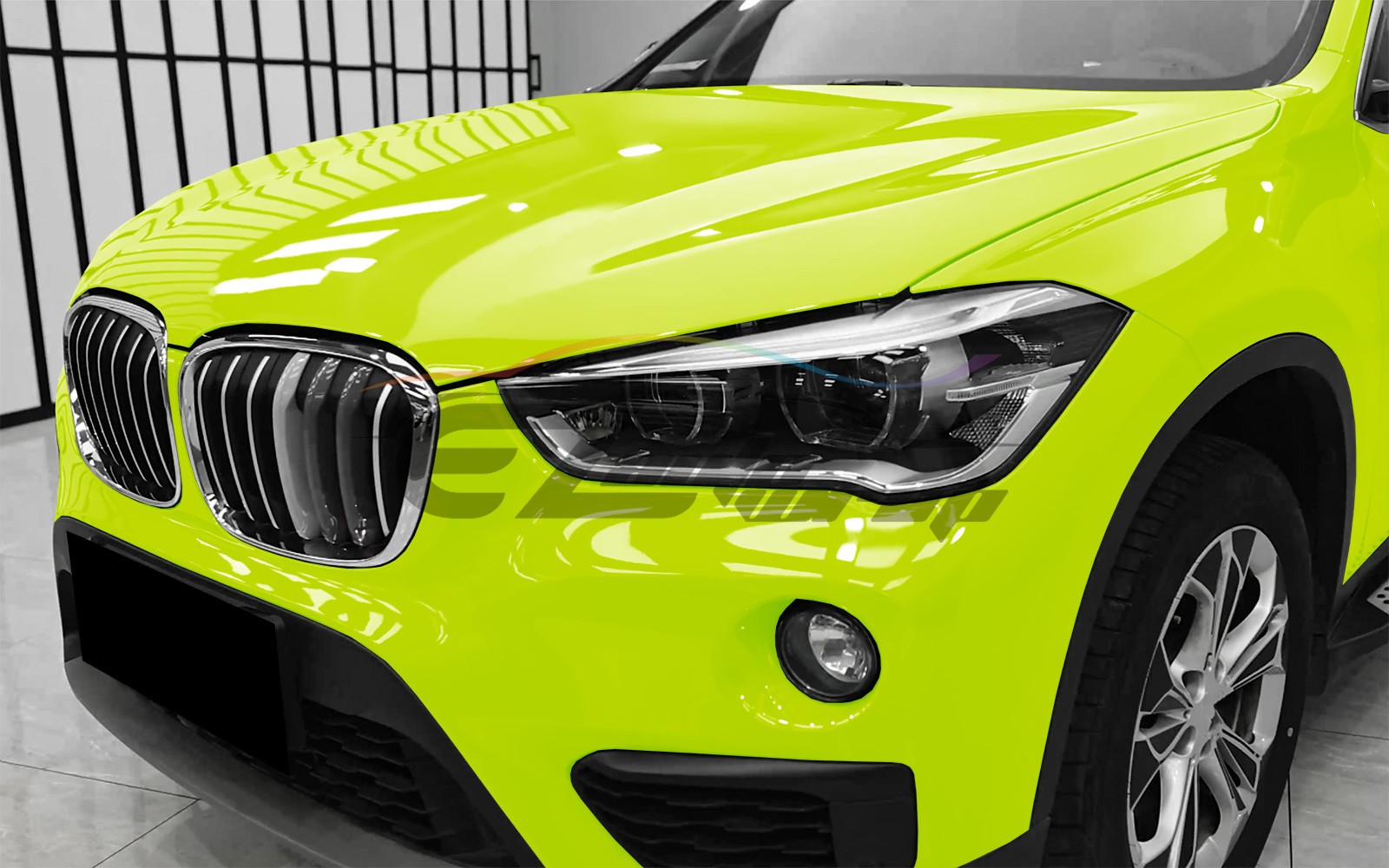 5FTx5FT PPF Paint Protection Film Gloss Apple Green Invisible Scratches Shield