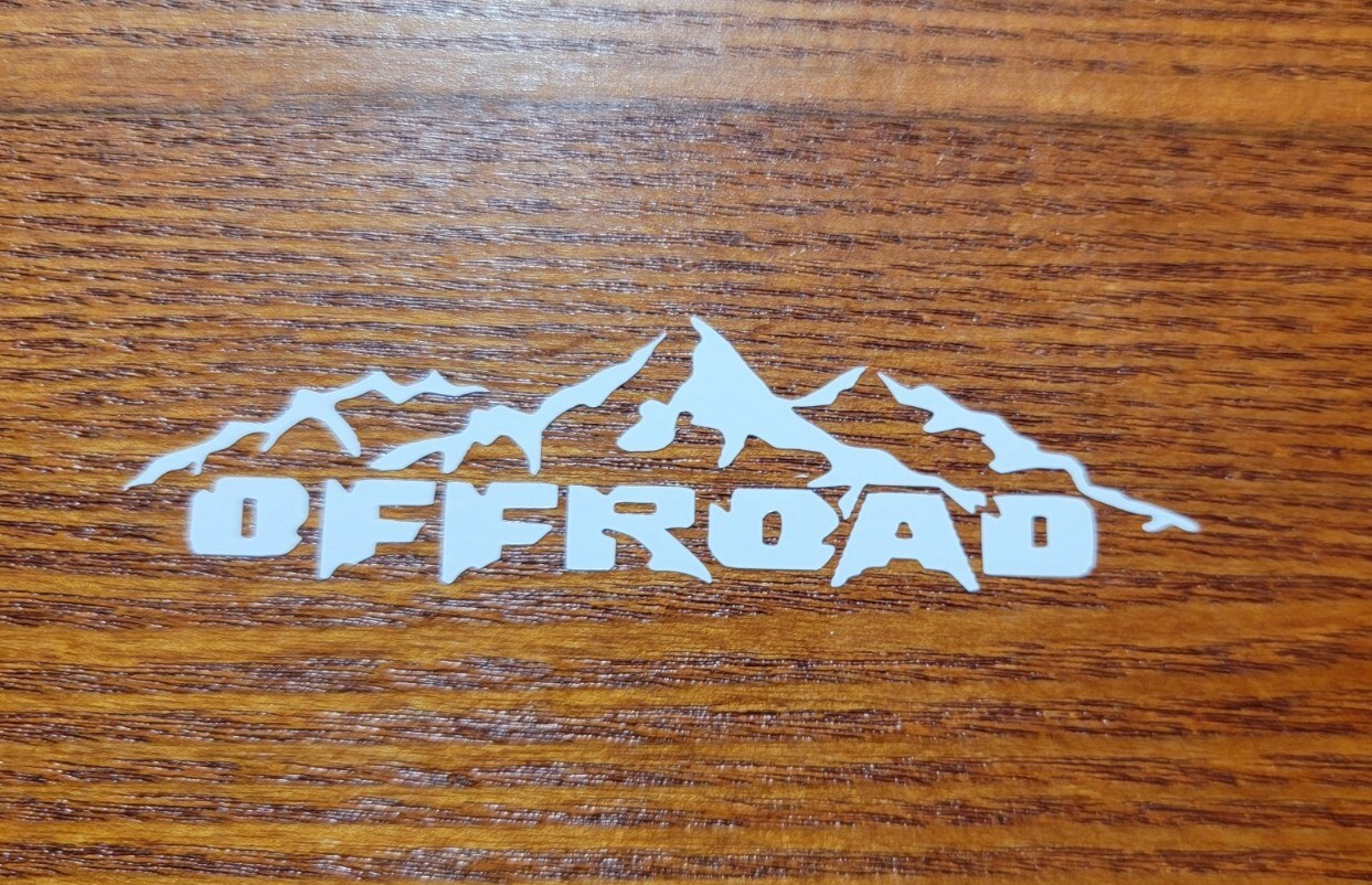 MOUNTAIN RANGE LANDSCAPE OFFROAD Vinyl Decal -Sticker for Car Truck