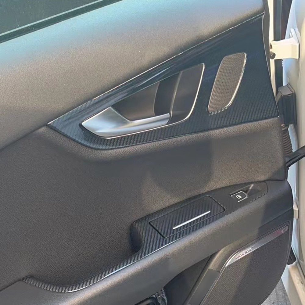 For Audi A7 4GB 2009-2017 5D Carbon Fiber Pattern Interior DIY Trim Decals