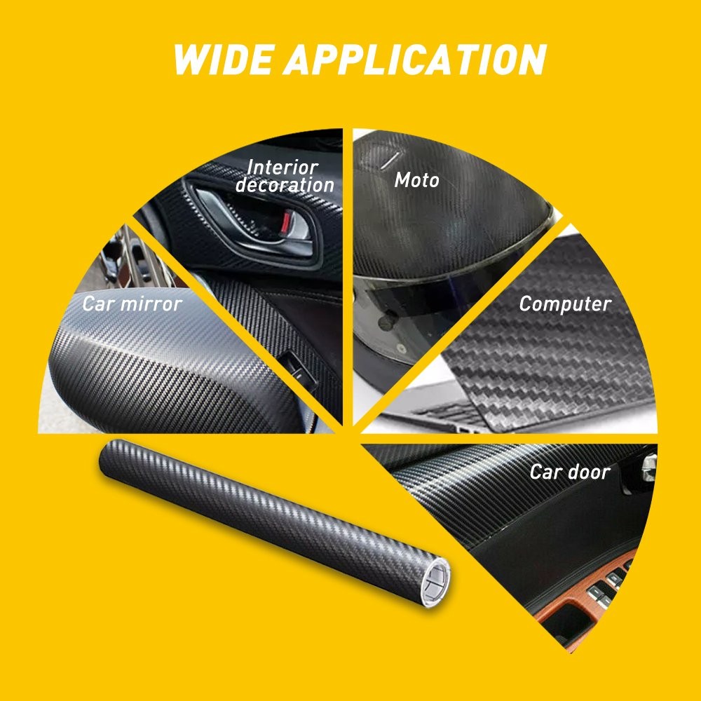 For Car Door Mirror Scuff Cover Anti Scratch Decal Sticker Protector New Black