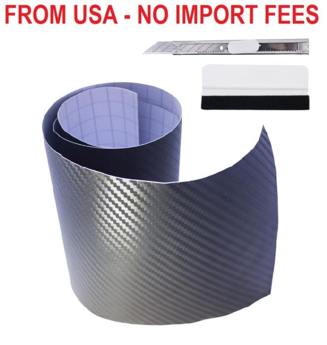 Vinyl Matte Black Carbon Fiber Sticker Carbon Fiber wrap Carbon Fiber Tape Car w