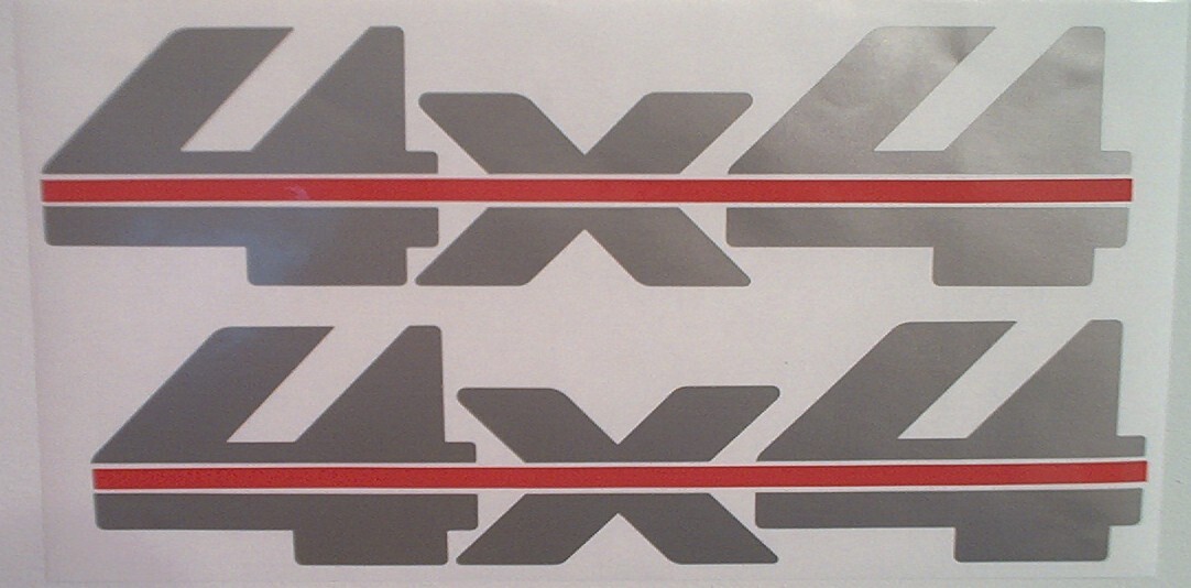Square 4×4 Bedside Decal PAIR for your Chevrolet