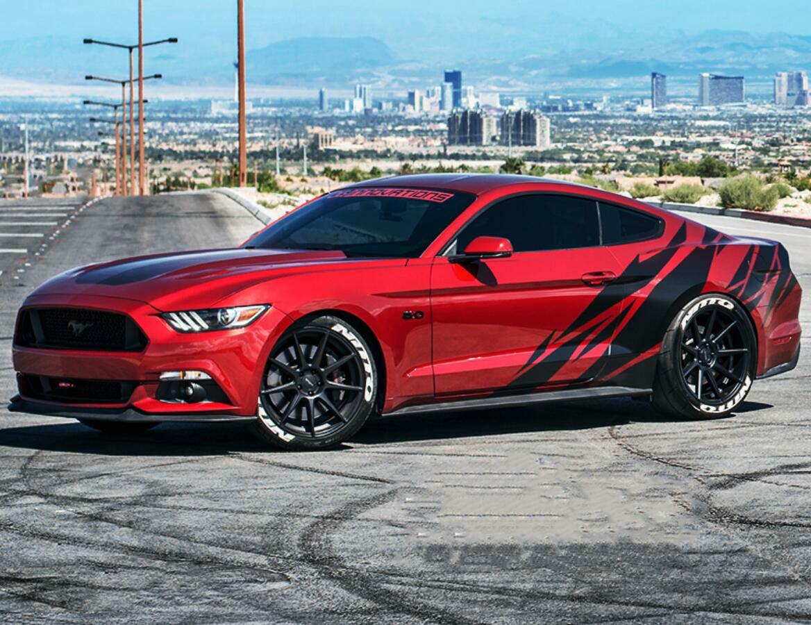 Graphic Vinyl Stripe Side Door Car Sticker Side Decal Kit For All models Custom