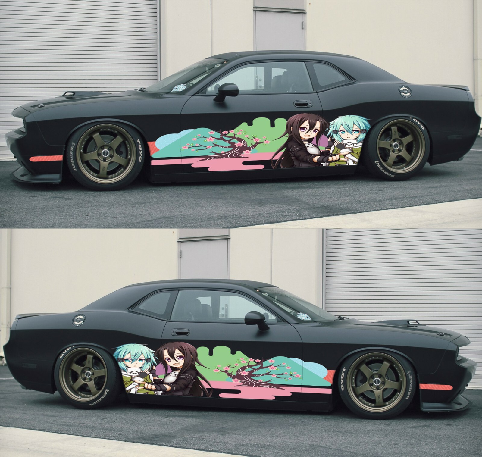 Anime Girls Stickers, Anime Car vinyl decal, One Piece Car Decal, Manga decal