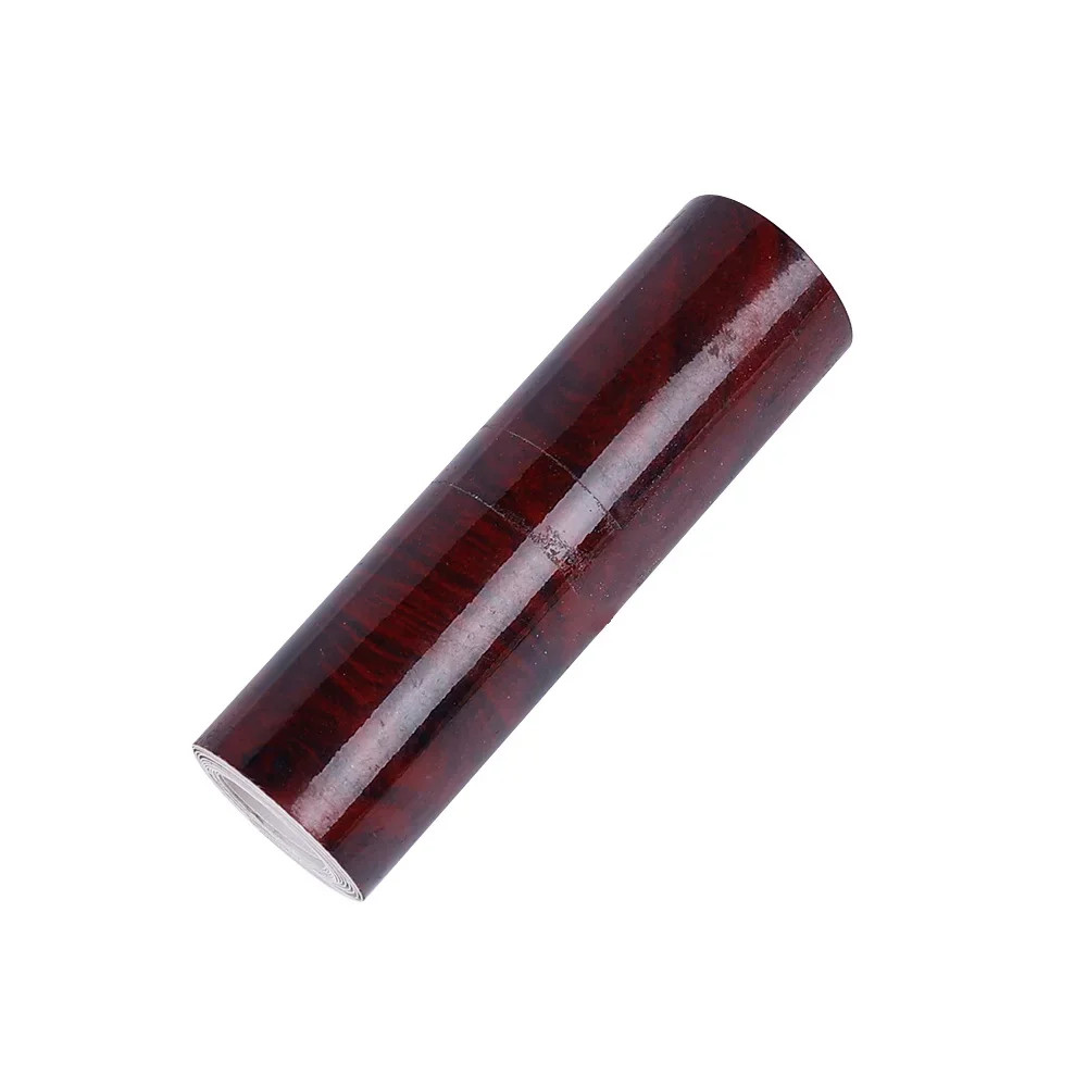 High Gloss Wood Grain Vinyl for Car Interior Furniture Countertop Wrap Sticker
