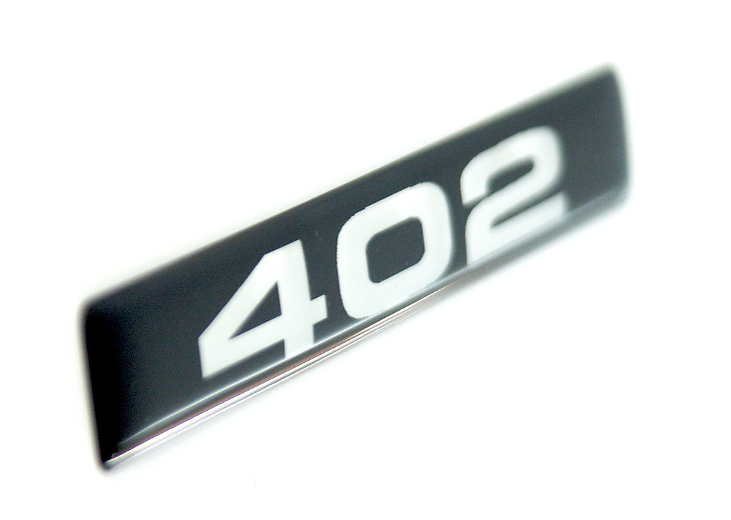 402 Cubic Inch Emblem (B) Standard SATIN