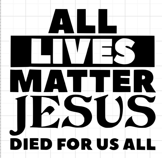 All Lives Matter Decal